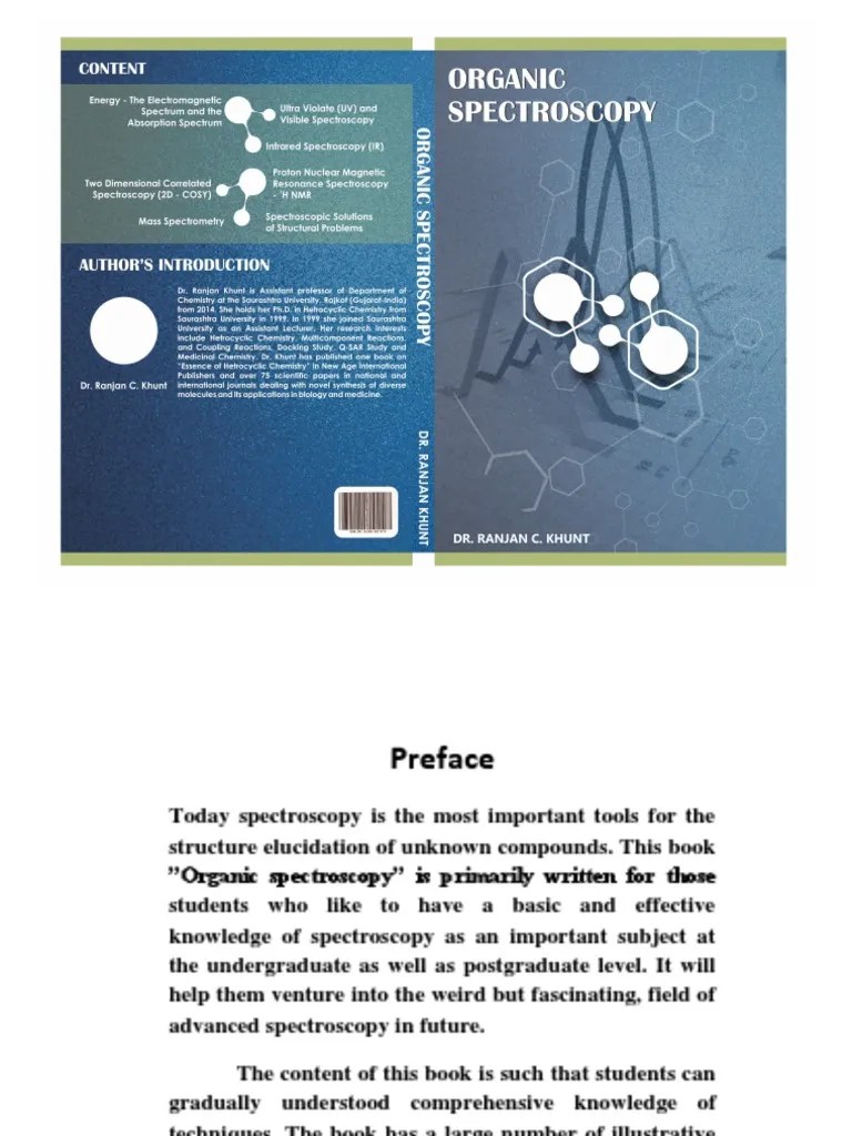 Organic Spectroscopy 1 | PDF | Electromagnetic Radiation | Absorption Spectroscopy