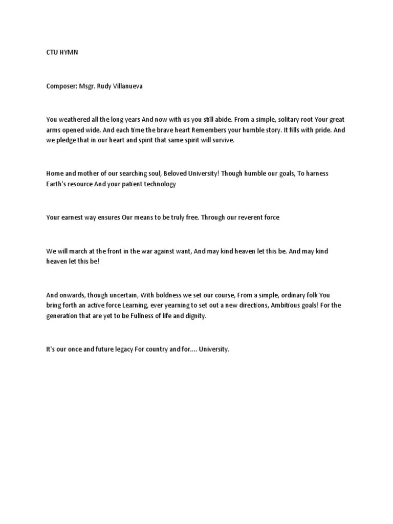 CTU HYMN-WPS Office | PDF