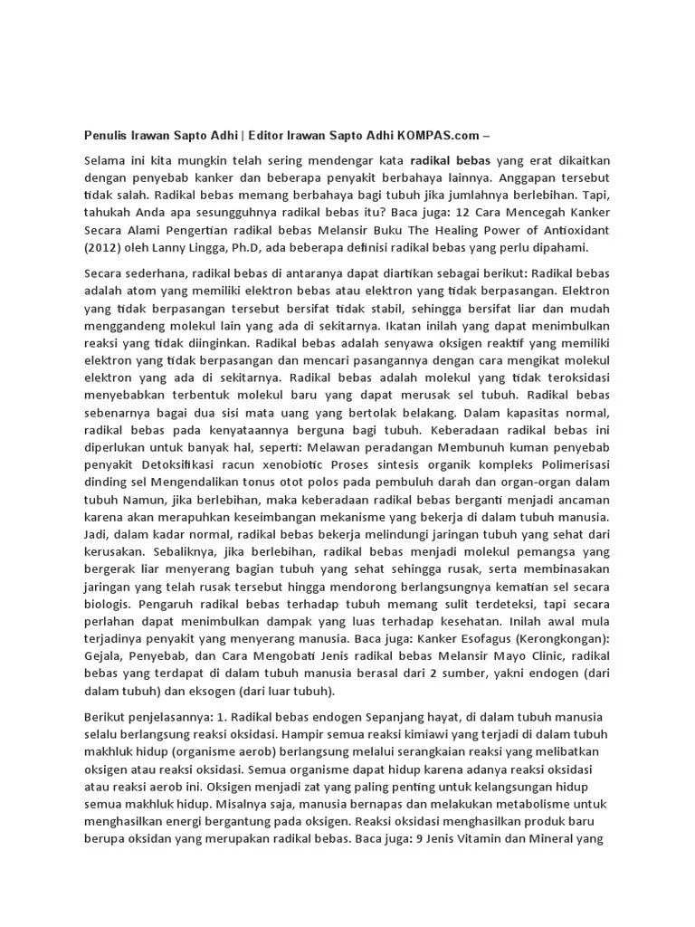 radikal bebas | PDF