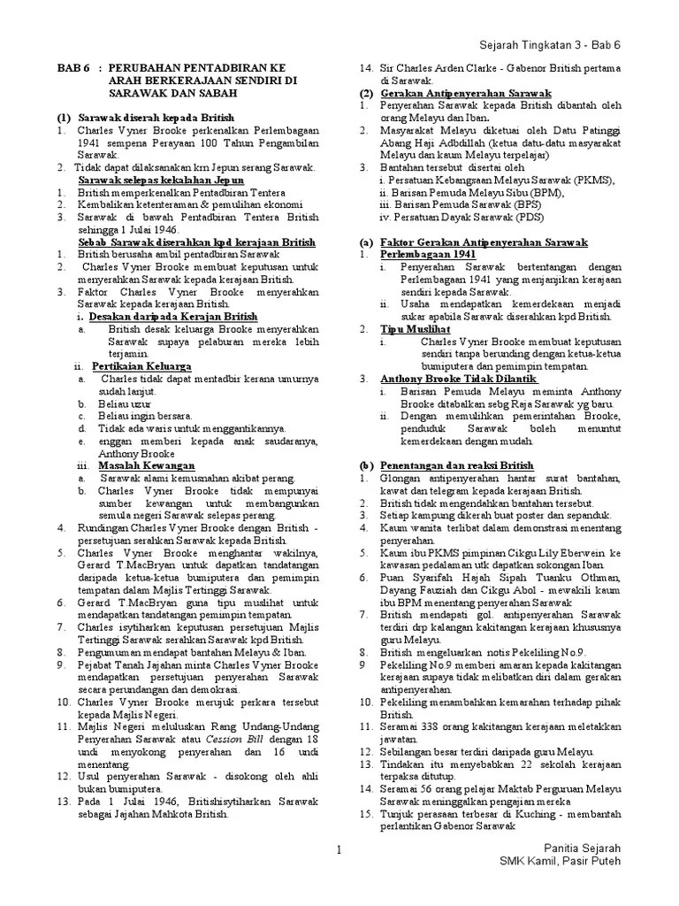 Sejarah merupakan mata pelajaran yang amat penting dan wajib . Nota Ringkas Sejarah Tingkatan 3 Bab 5 2020 Wallpaper