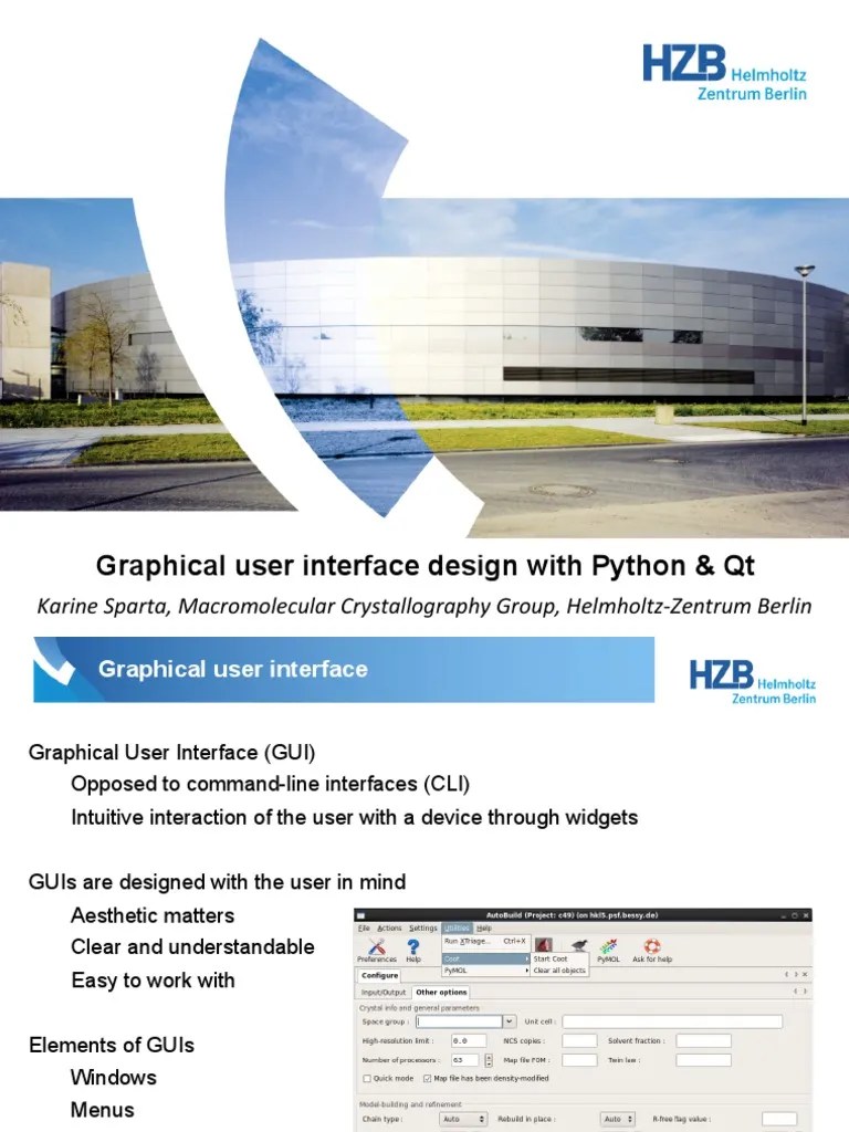 Graphical User Interface Design With Python & QT | PDF | Graphical User ...