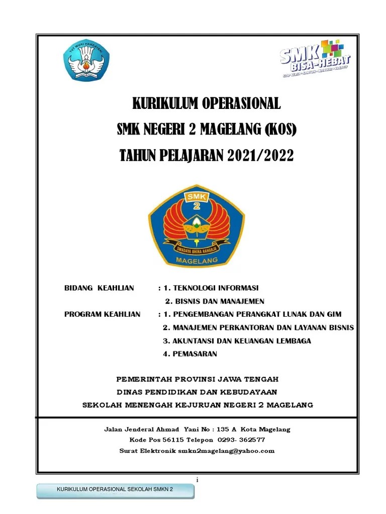 KOS SMKN 2 Magelang Fix | PDF