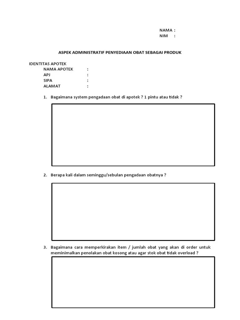 6 Aspek Administratif Penyediaan Obat Sebagai Produk | PDF