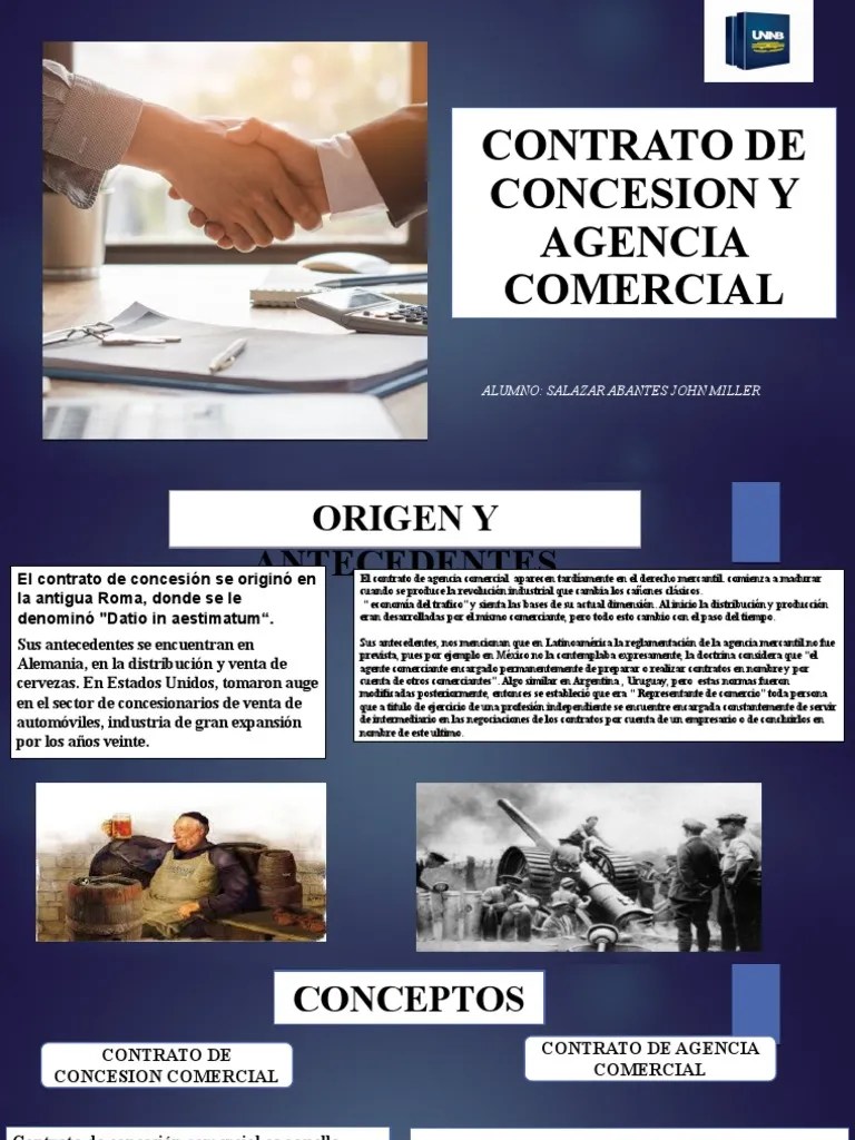 Contrato De Concesion Y Agencia Comercial | PDF | Business | Economias