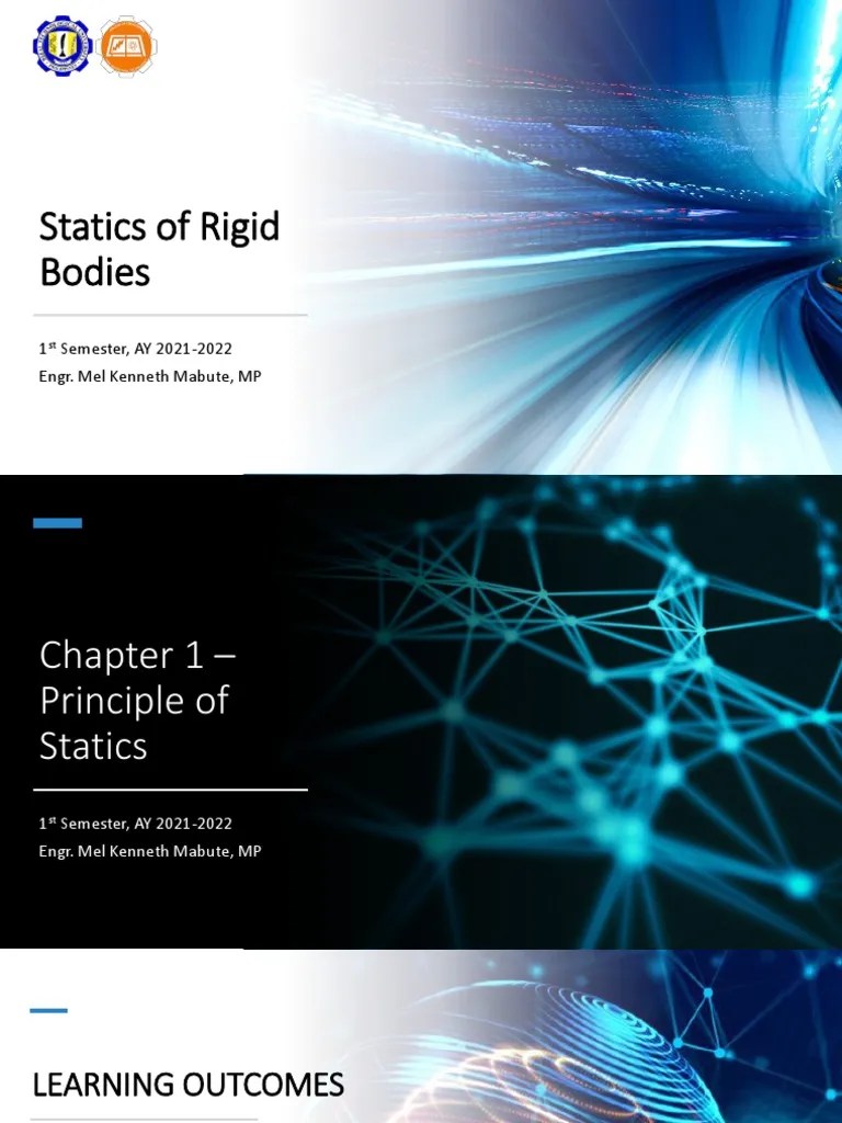 Module 1 - Principle Of Statics | PDF | Force | Euclidean Vector