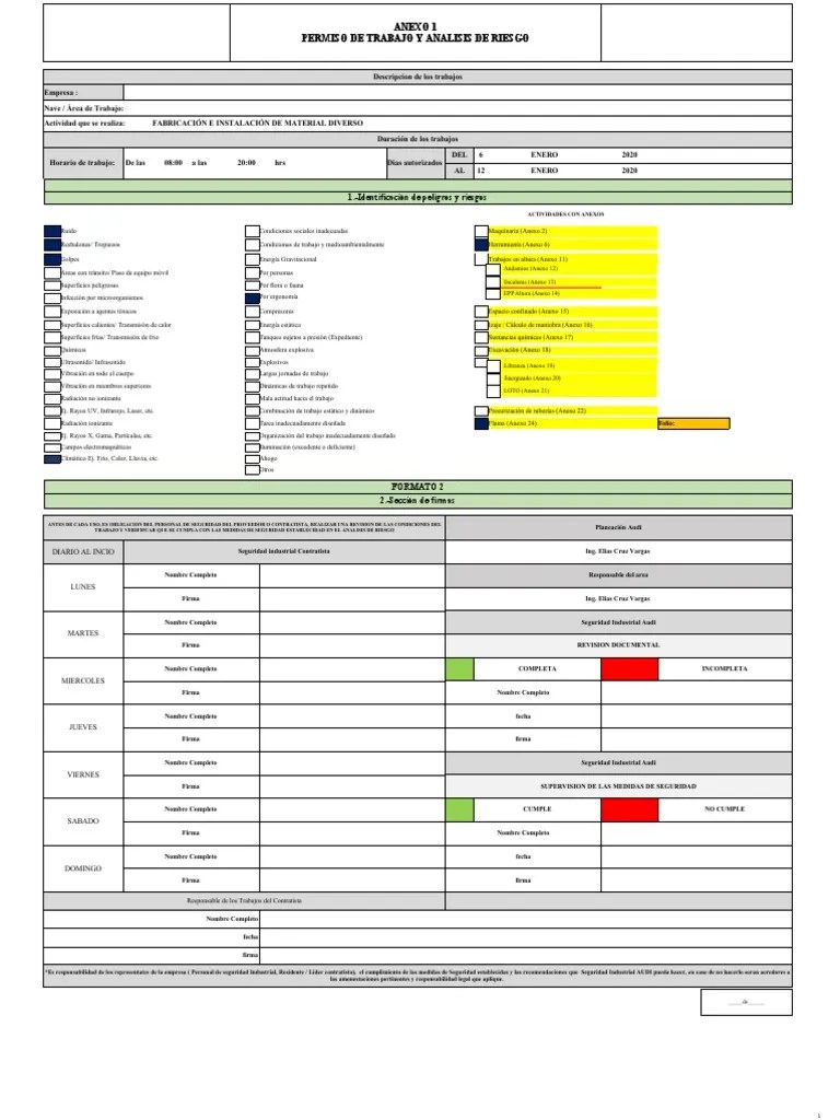 Análisis De Riesgos CORTE Y SOLDADURA | PDF | Soldadura | Construcción