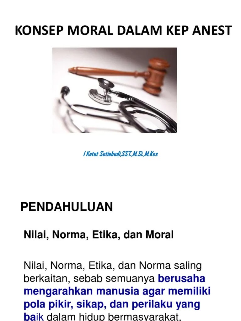 Etika Dan Konsep Etika & Moral Dan Konsep Moral | PDF