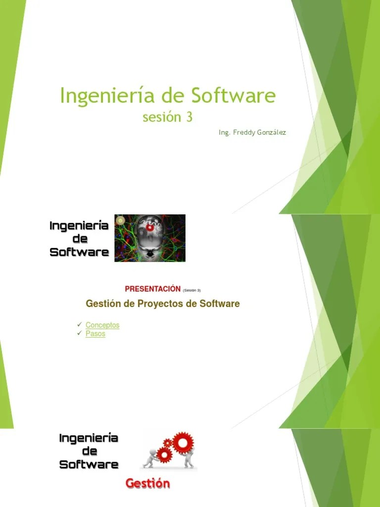Gestion De Proyectos De Software | PDF | Software | Ingeniería De Software
