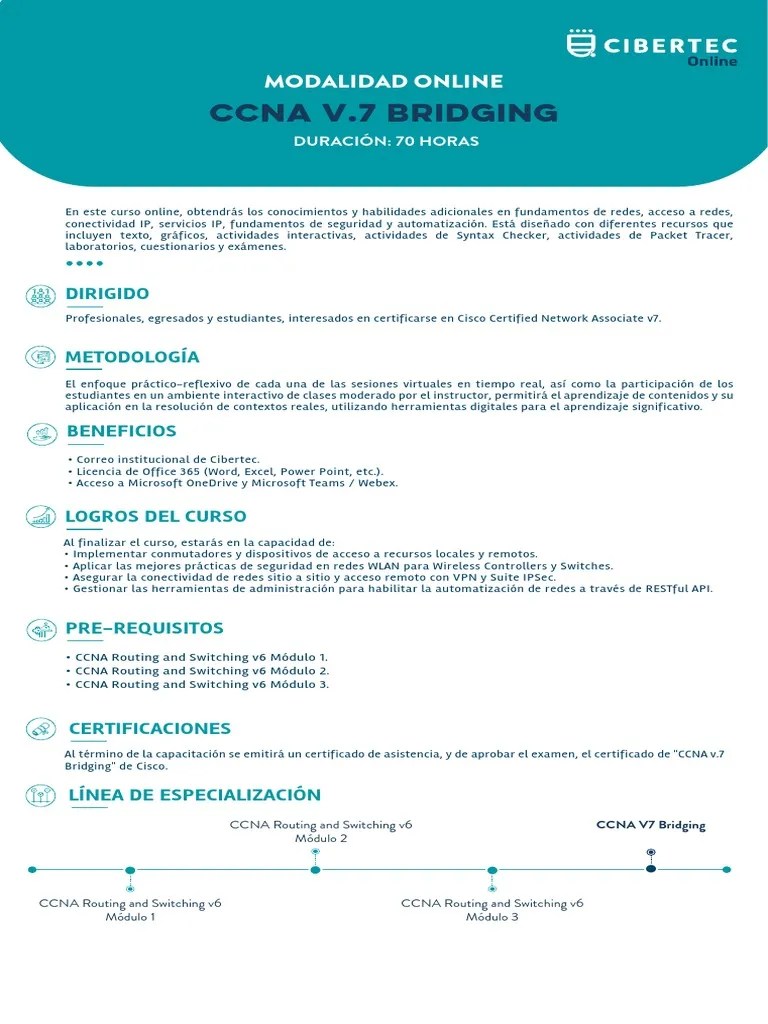 Ccna V7 Bridging | PDF | Enrutador (Computación) | Conmutador De Red