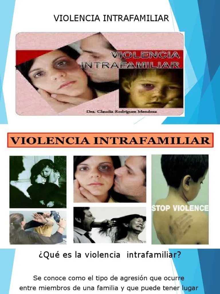Diapositiva Sobre La Violencia Intrafamiliar | PDF | Violencia ...