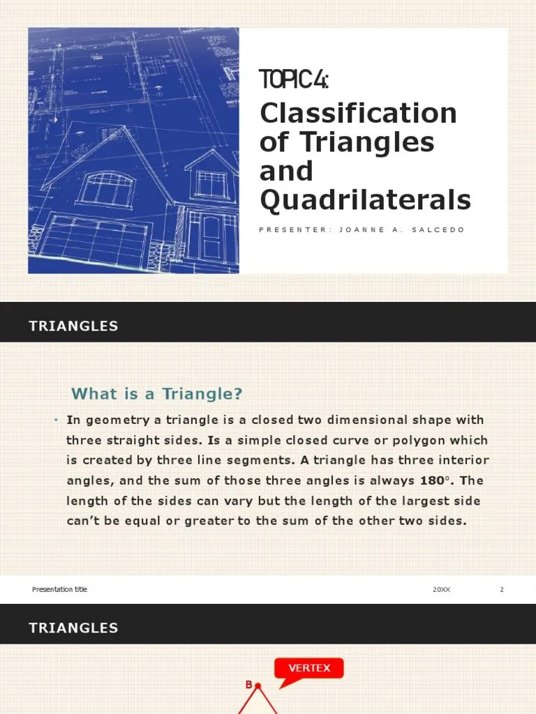 Triangles & Quadrilaterals | Download Free PDF | Rectangle | Triangle