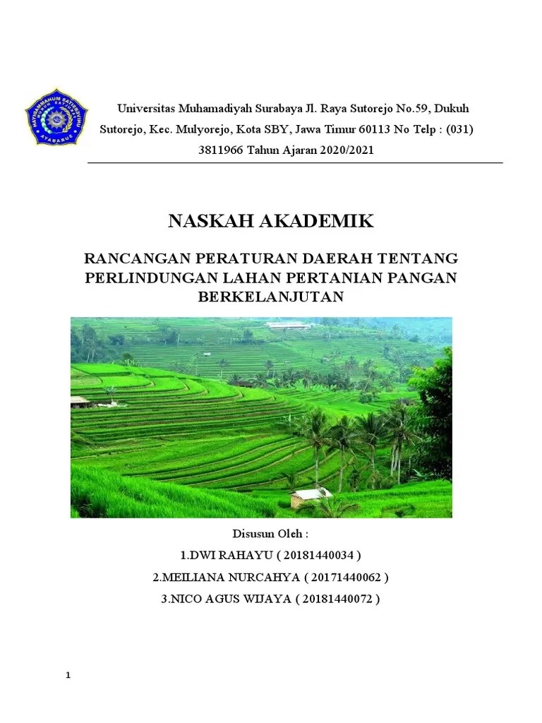 Tugas Puu. Naskah Akademik | PDF