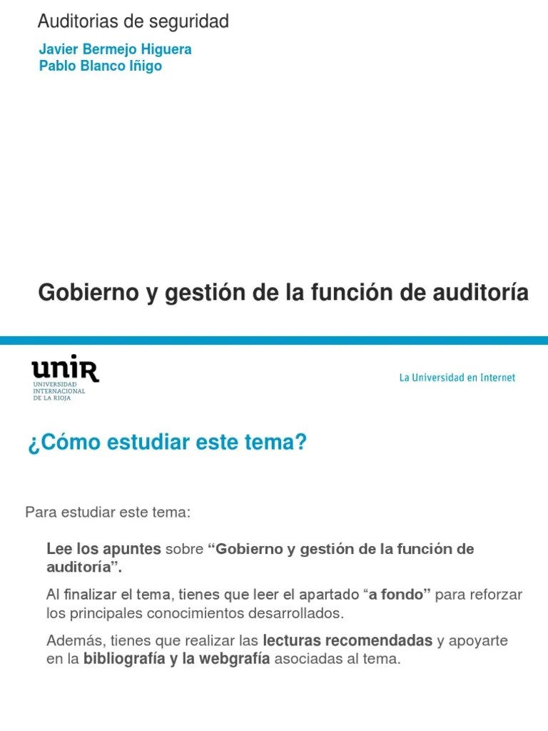 Auditoria De La Seguridad Semana 3-4 Tema 2 V3 | PDF | Auditoría | Seguridad De Información