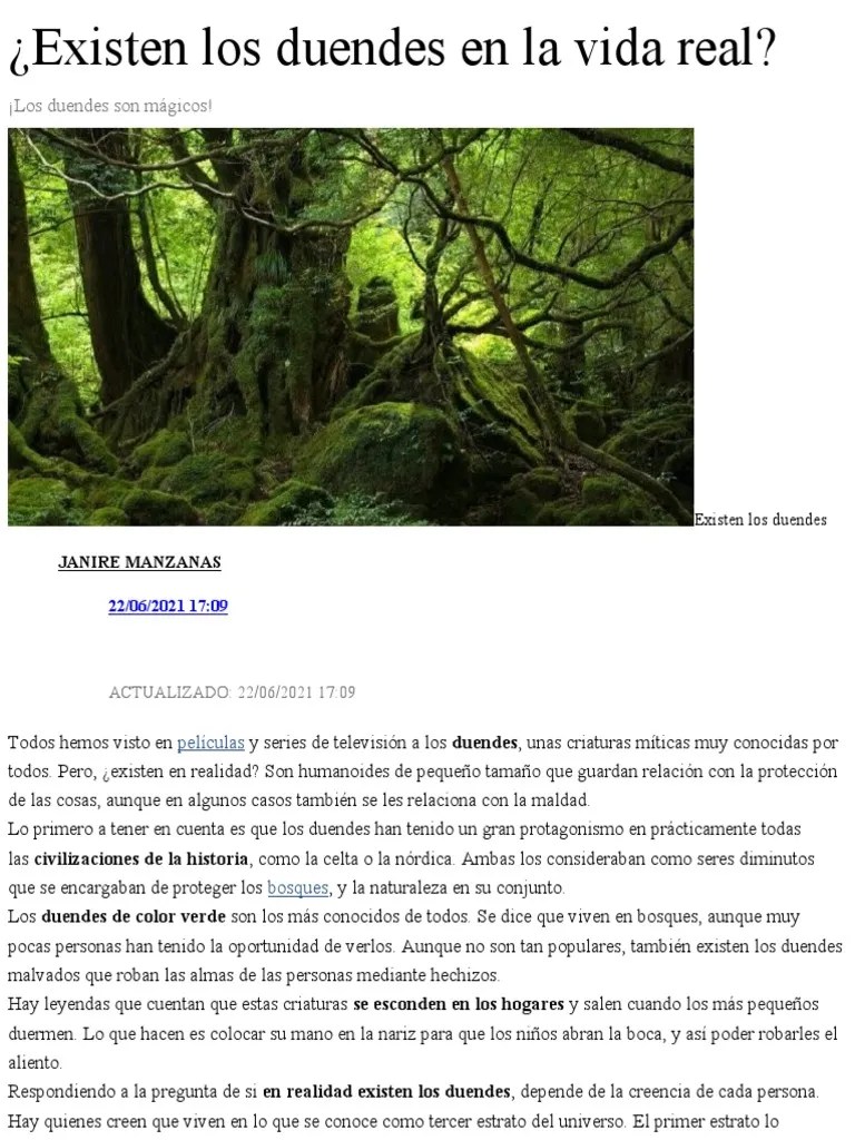 Existen Realmente Los Duendes | PDF