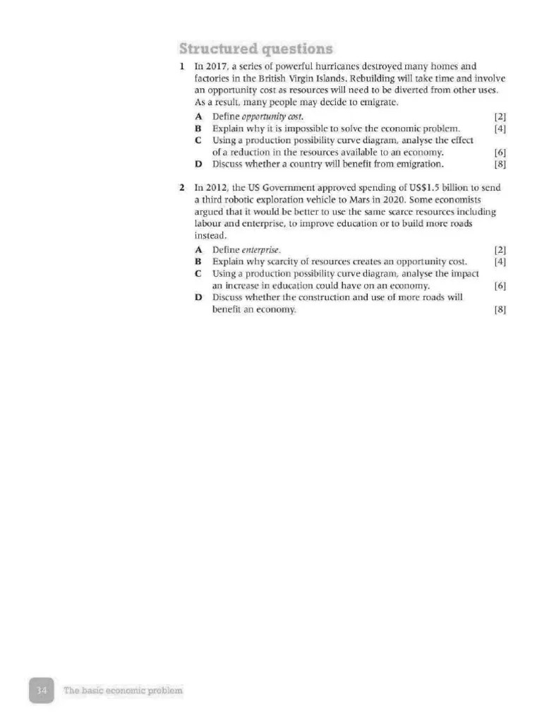 Economics Test 1 | PDF