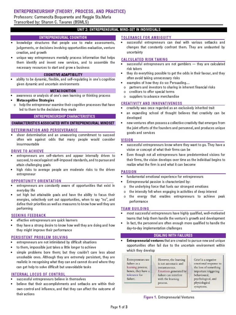 Understanding The Entrepreneurial Mindset: Key Characteristics ...