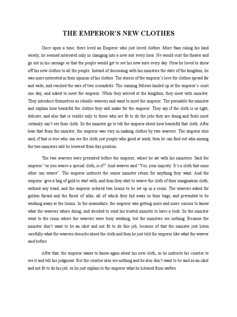 The Emperor'S New Clothes | PDF | Weaving | Loom