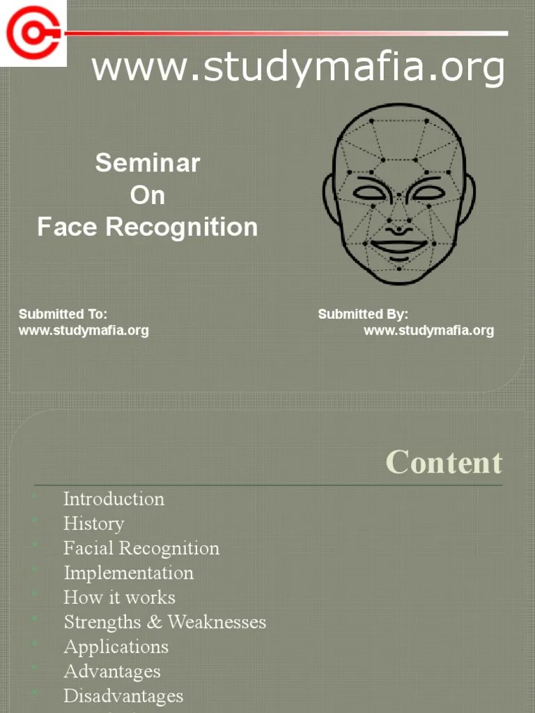 Face Recognition Technology | PDF | Biometrics | Personal ...