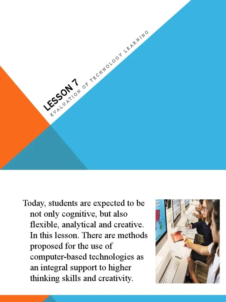 Lesson 7 | PDF | Educational Assessment | Pedagogy