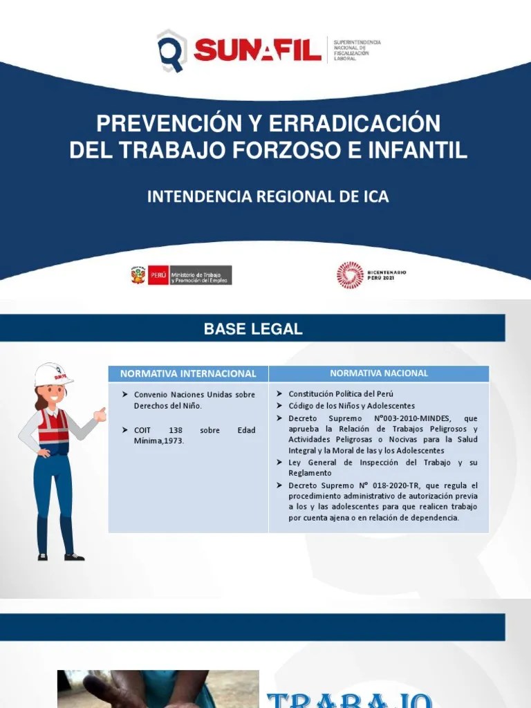Prevención Y Erradicación Del Trabajo Infantil 2021 | PDF | Trabajo ...