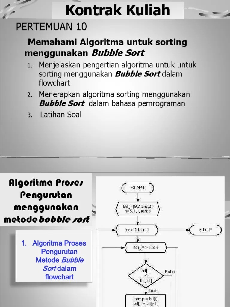 Sorting Metode Bubble | PDF