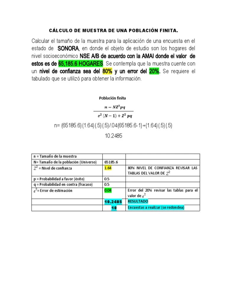 Ejemplo De C Lculo De La Muestra De Una Poblaci N - Premium Mountain Wallpaper Gallery - HD