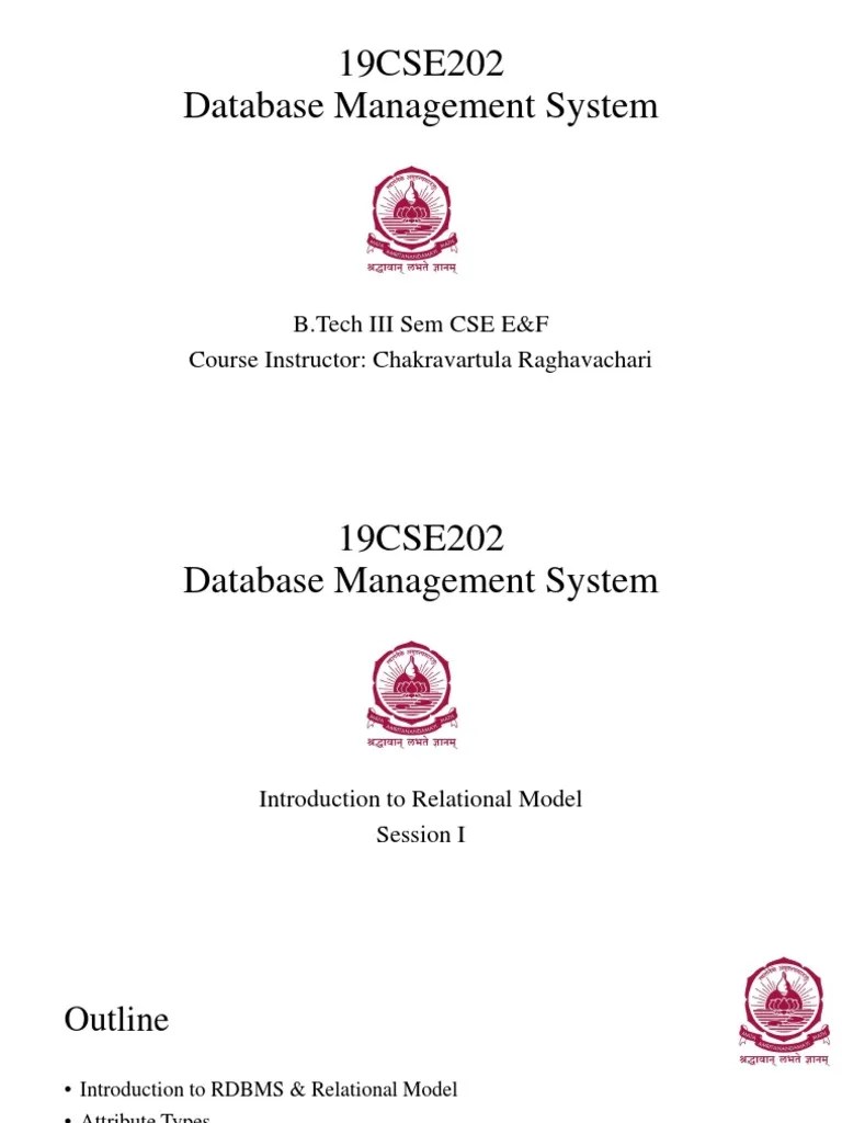 RDBMS, Keys, Constraints | PDF | Relational Database | Information ...