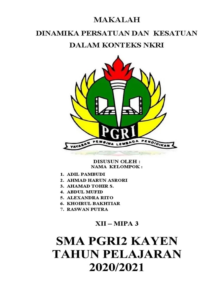 Makalah Dinamika Persatuan Dan Kesatuan Nkri | PDF | Agama & Spiritualitas
