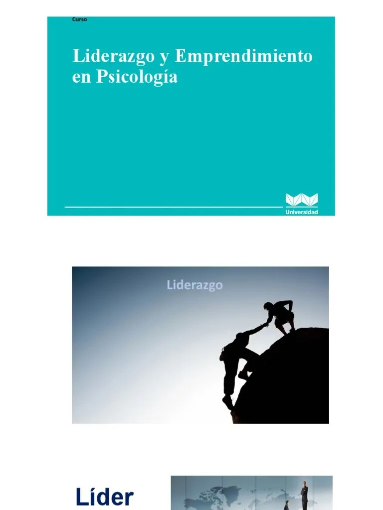 Semana 12 Liderazgo En Emprendimiento | PDF