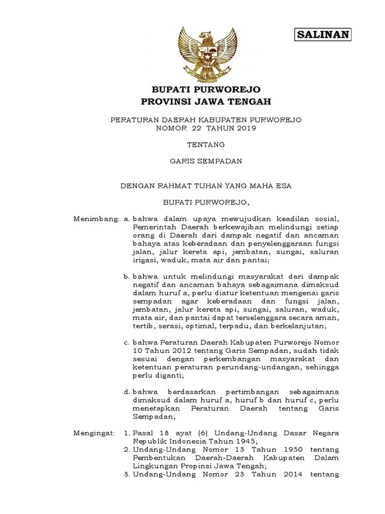 Nomor 22 Tahun 2019 (Penetapan Final-cetak) | PDF