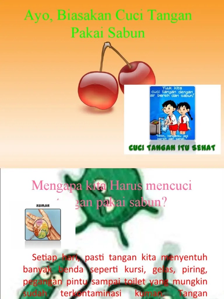 Materi Penyuluhan Cuci Tangan | PDF