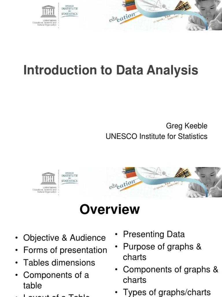 Introduction To Data Analysis | PDF | Chart | Statistics