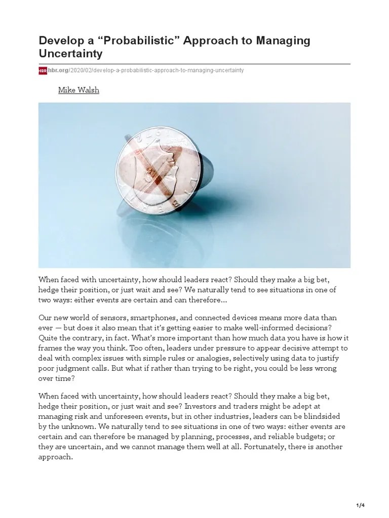 Probabilistic Thinking | PDF | Probability | Normal Distribution