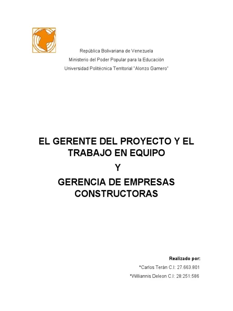 La Gerencia Integral De Proyectos | Descargar Gratis PDF | Gestión De ...