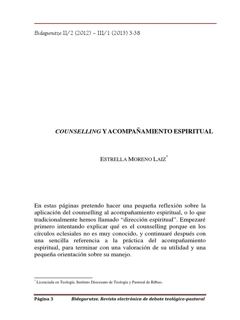 Acompañamiento Espiritual | PDF | Sicología | Empatía