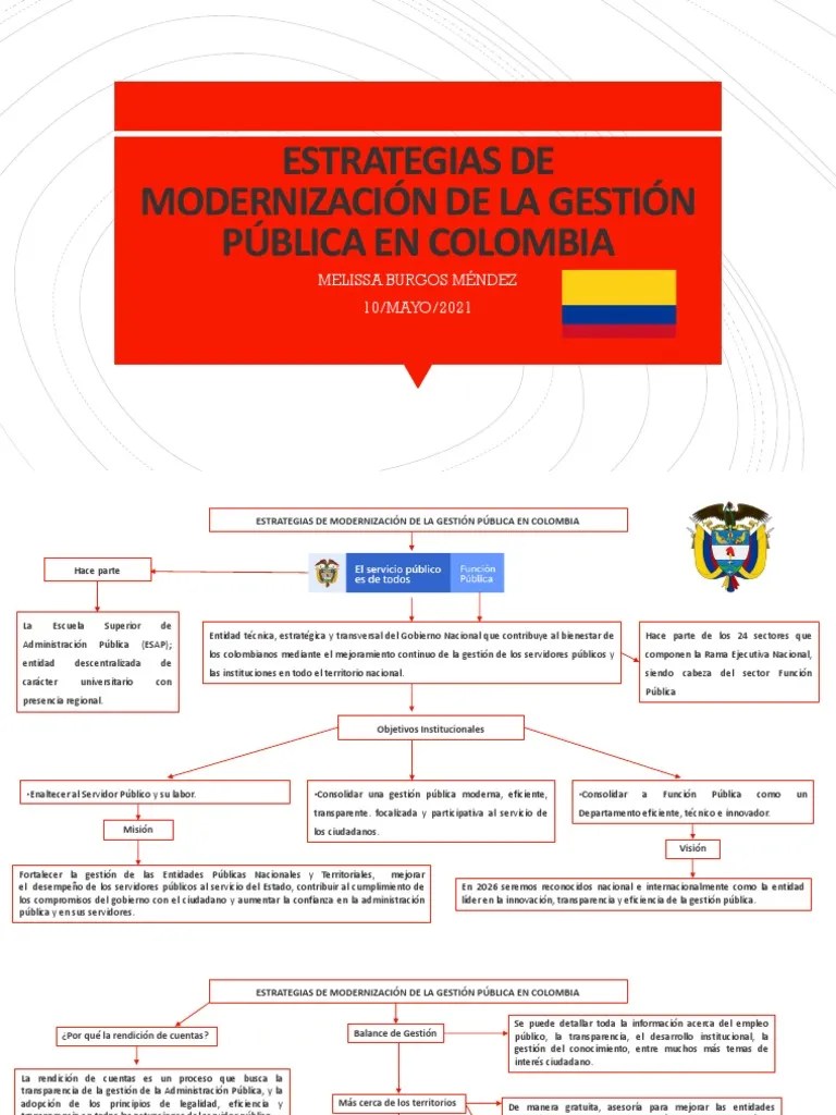 Estrategias De Modernización De La Gestión Pública | PDF | Administración Pública | Planificación