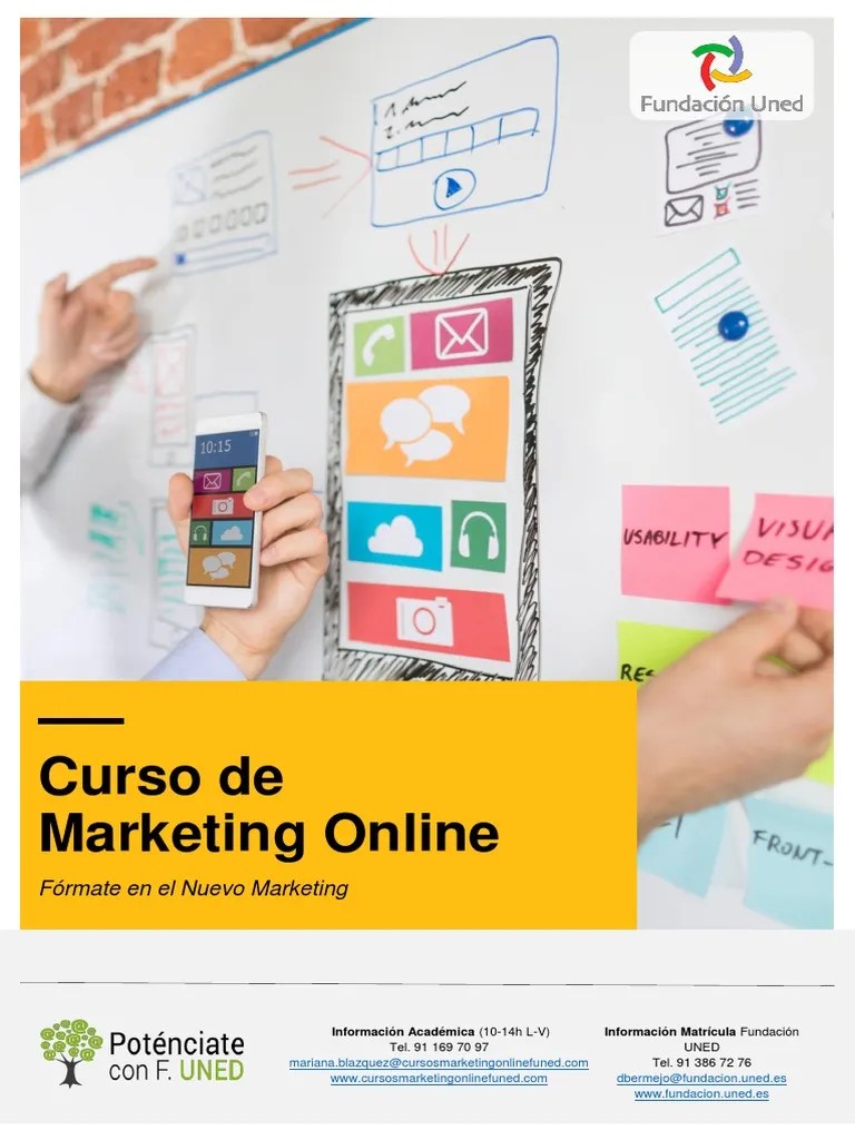 Curso De Marketing Online | PDF | Posicionamiento En Buscadores | Marketing