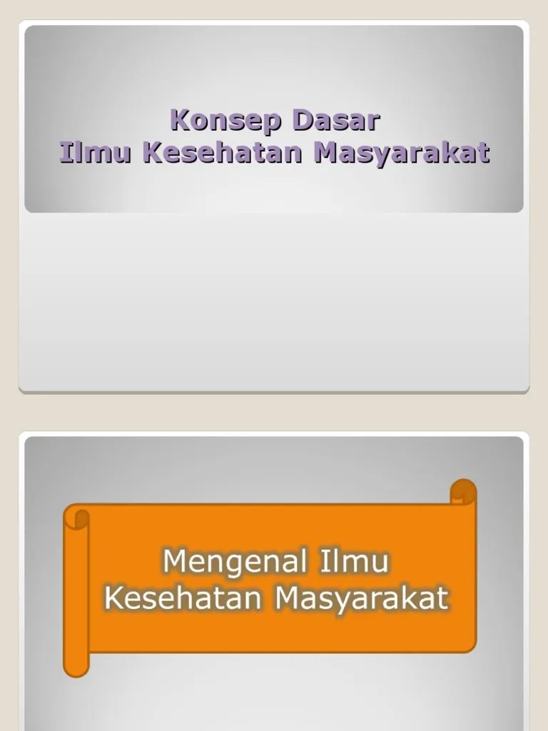 1-konsep-dasar-kesehatan-masyarakat | PDF