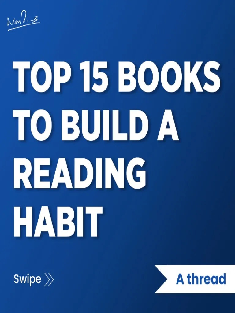 Top 15 Books To Build A Reading Habit | PDF