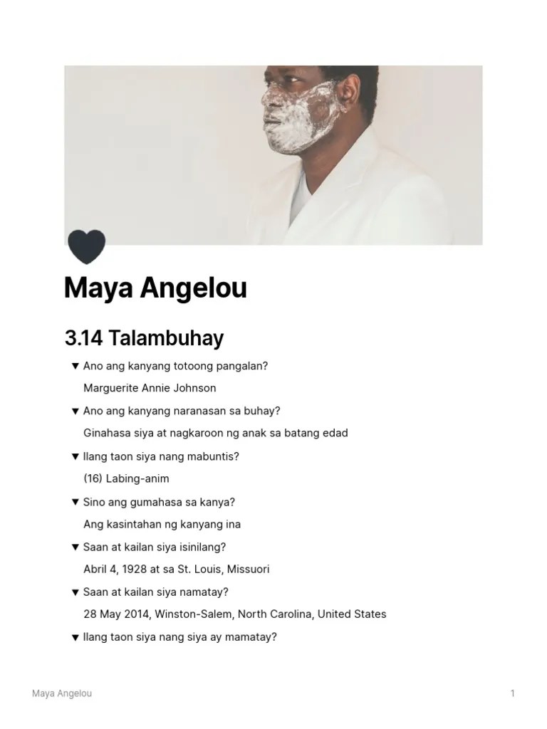 Maya Angelou | PDF