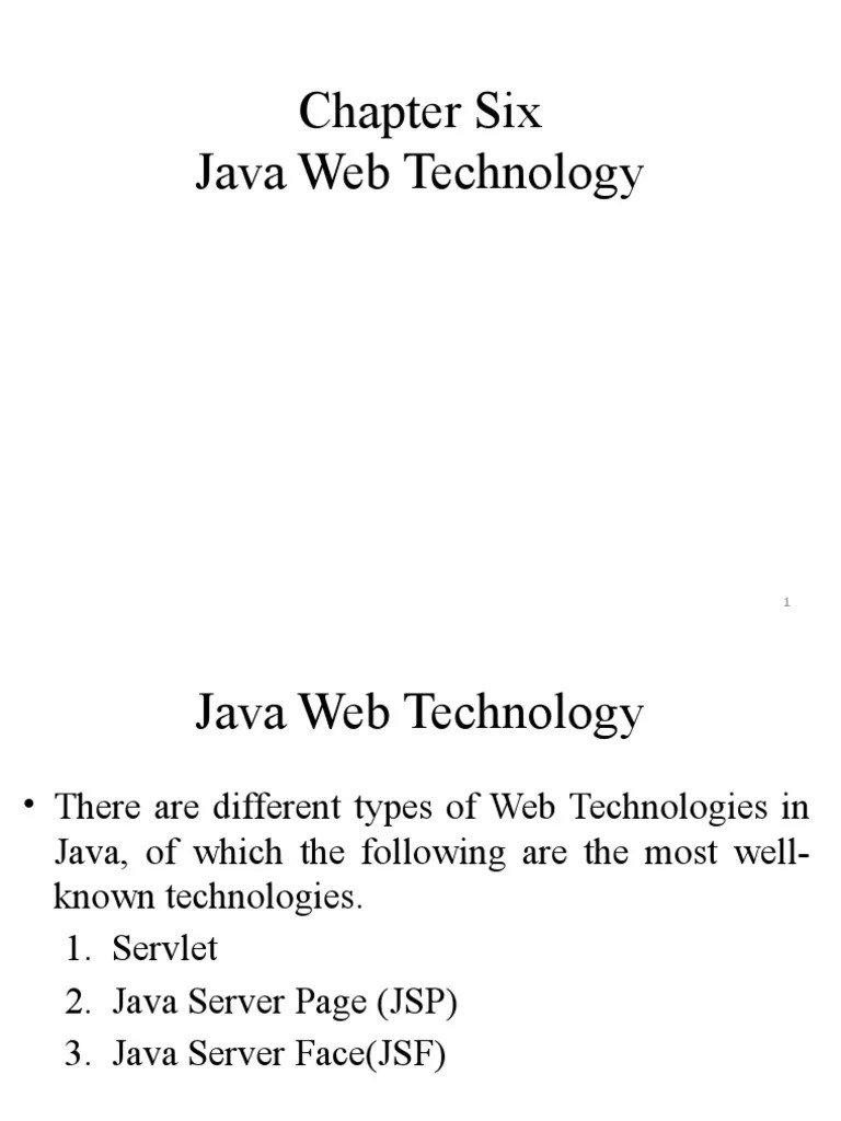 An In-Depth Look At Java Web Technologies: Servlets, Their Architecture ...