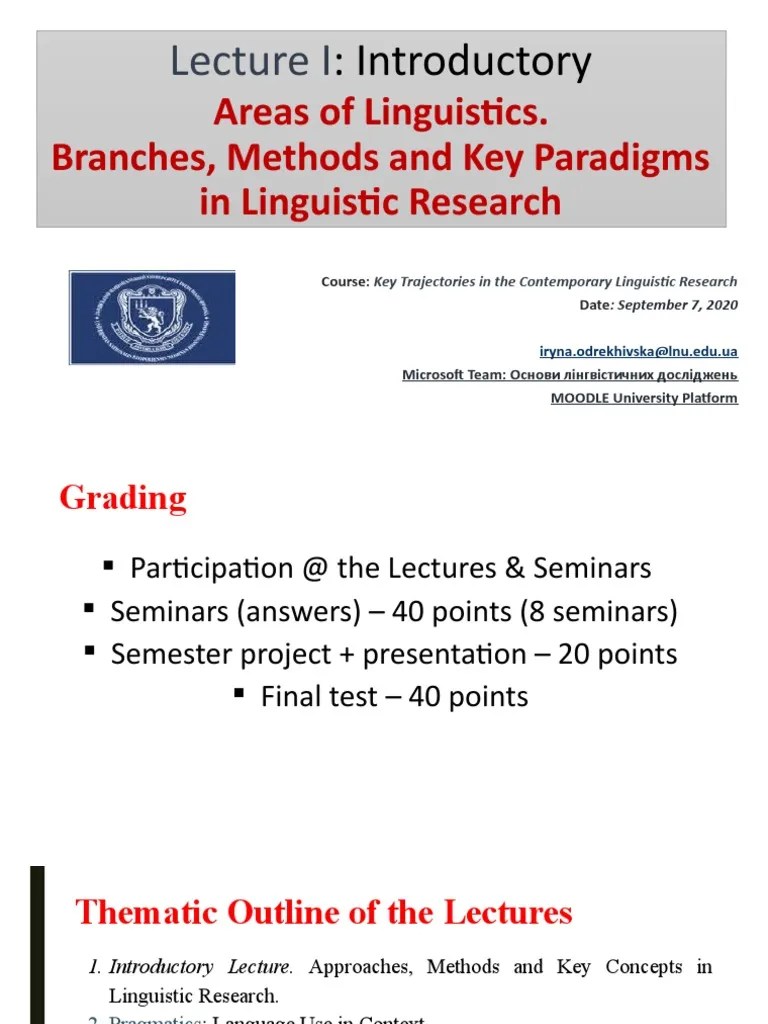 Lecture 1 - PPT | PDF | Linguistics | Climate Change