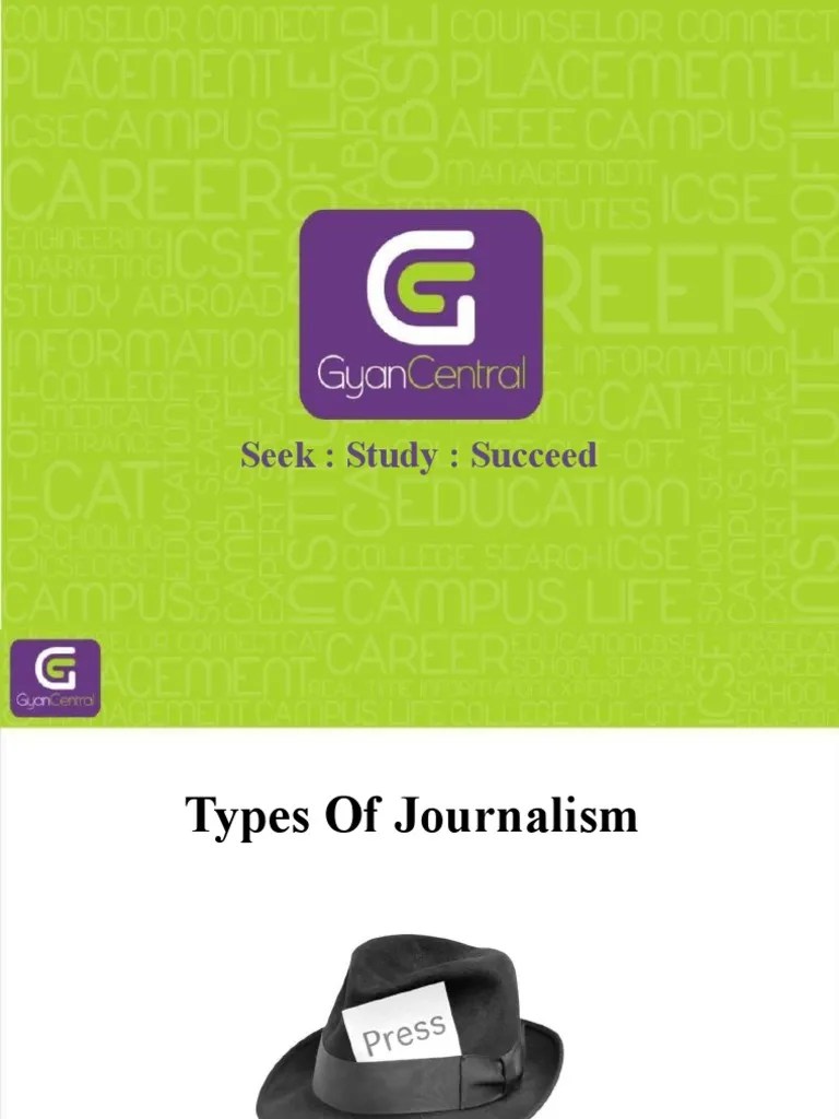 Types Of Journalism | PDF | Journalism | Mass Media