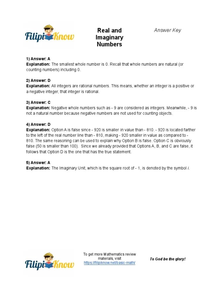 Understanding The Fundamentals Of Real And Imaginary Numbers: An ...