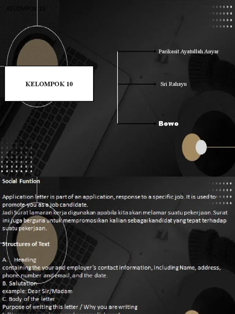 Application Letter Kelas 12 | Download Free PDF | Computing | Software