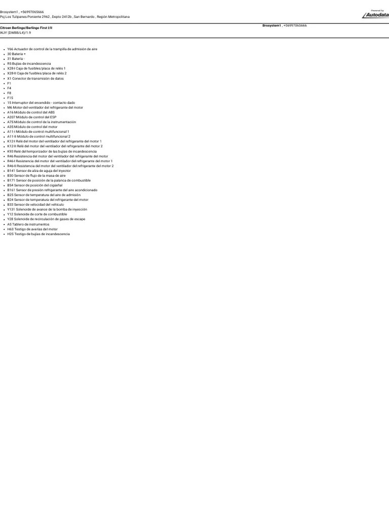 Wiring Diagram - Autodata | PDF | Máquinas | Ingeniería Mecánica