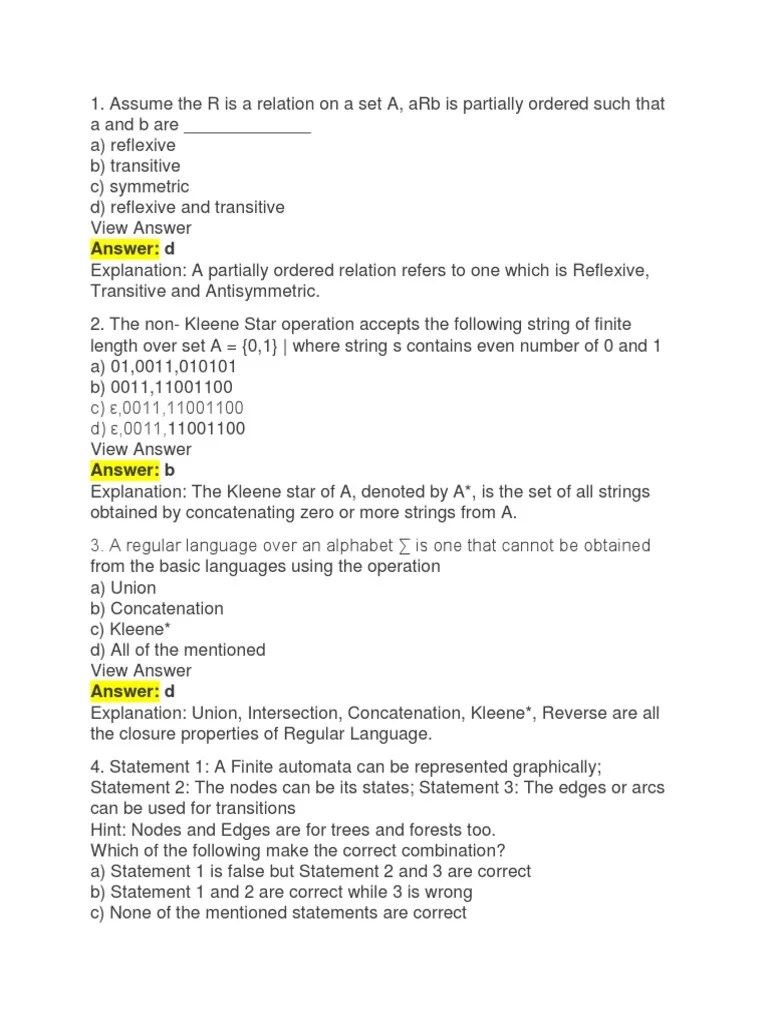 Automata | PDF | Mathematics | Theoretical Computer Science