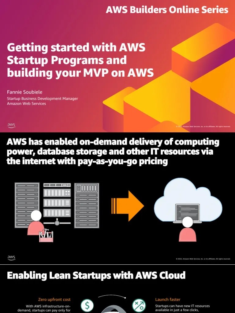 Getting Started With AWS Startup Programs And Building Your MVP On AWS ...