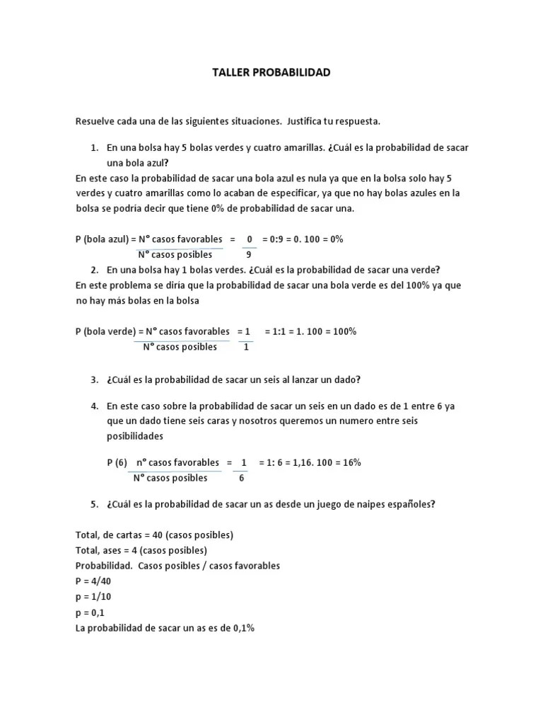 Actividad - Probabilidad | PDF