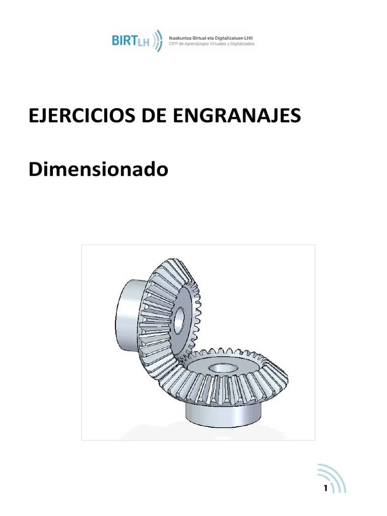 1 - Ejercicios Engranajes | PDF | Engranaje | Herramientas